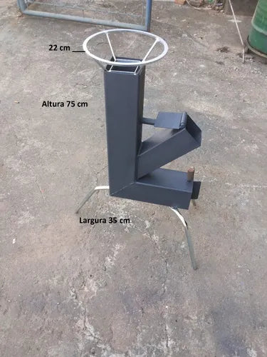 Fogão Foguete, Fogão A Lenha Portátil, Lazer - Image 2